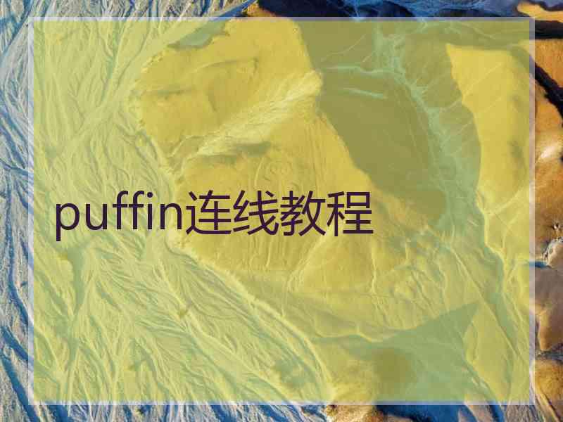 puffin连线教程