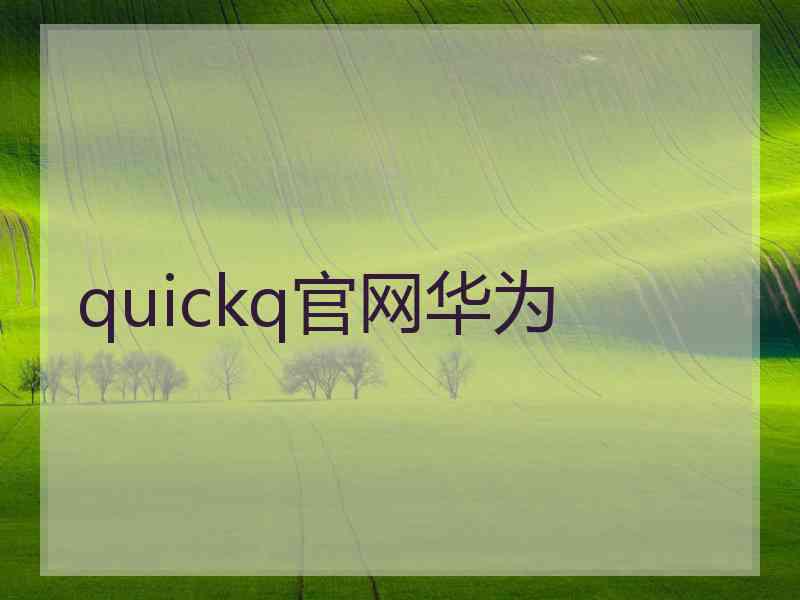 quickq官网华为