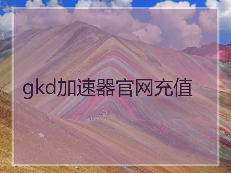 gkd加速器官网充值