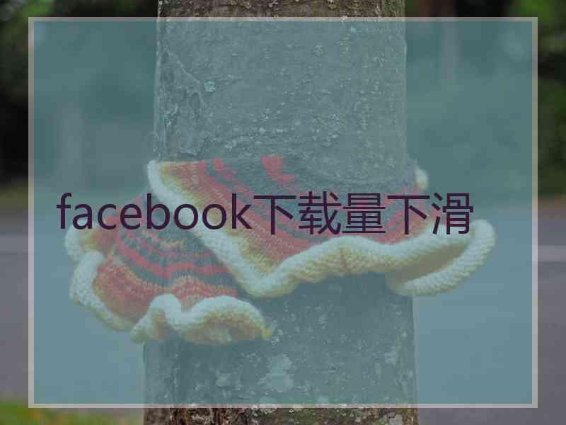 facebook下载量下滑