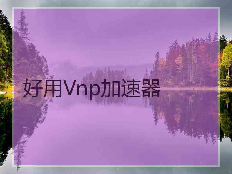 好用Vnp加速器