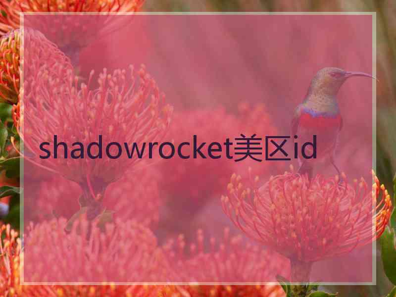 shadowrocket美区id