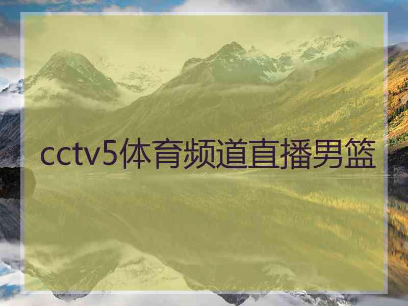 cctv5体育频道直播男篮