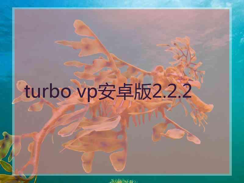 turbo vp安卓版2.2.2