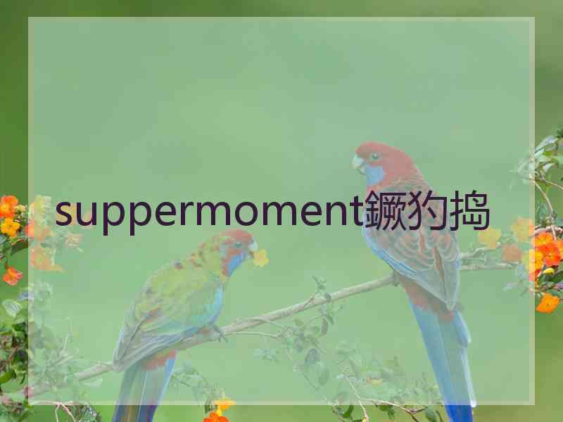 suppermoment鐝犳捣