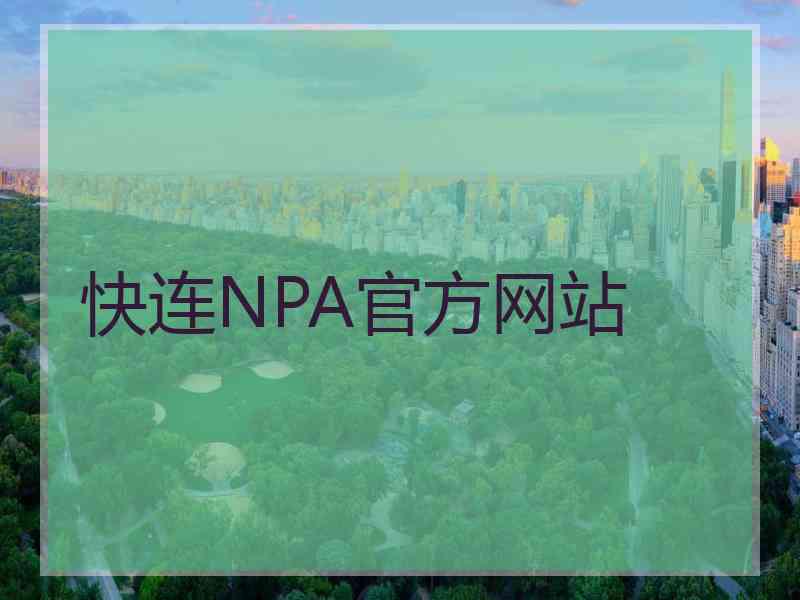 快连NPA官方网站