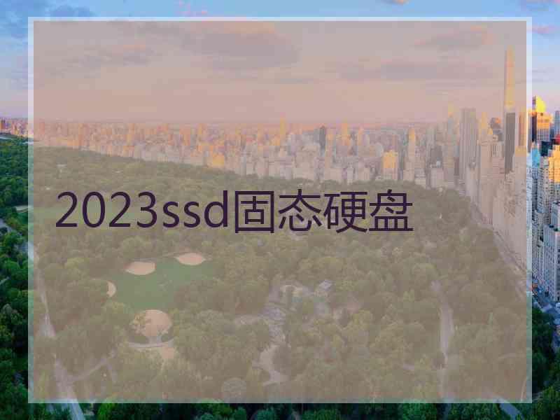 2023ssd固态硬盘