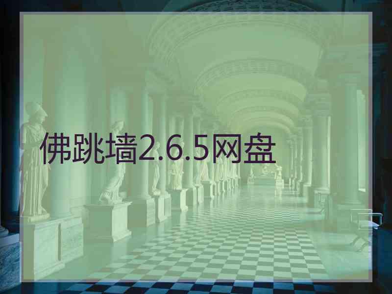 佛跳墙2.6.5网盘