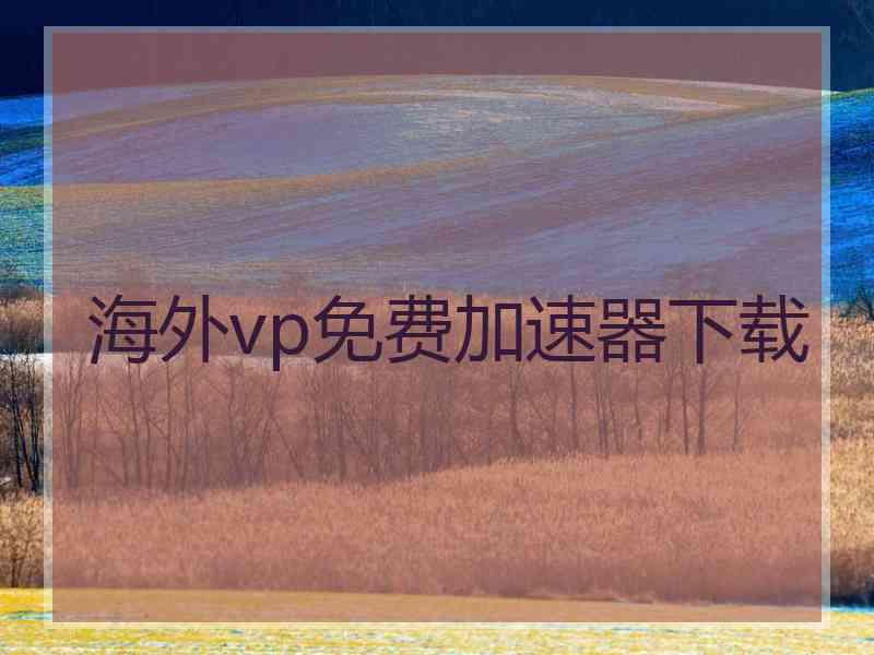 海外vp免费加速器下载