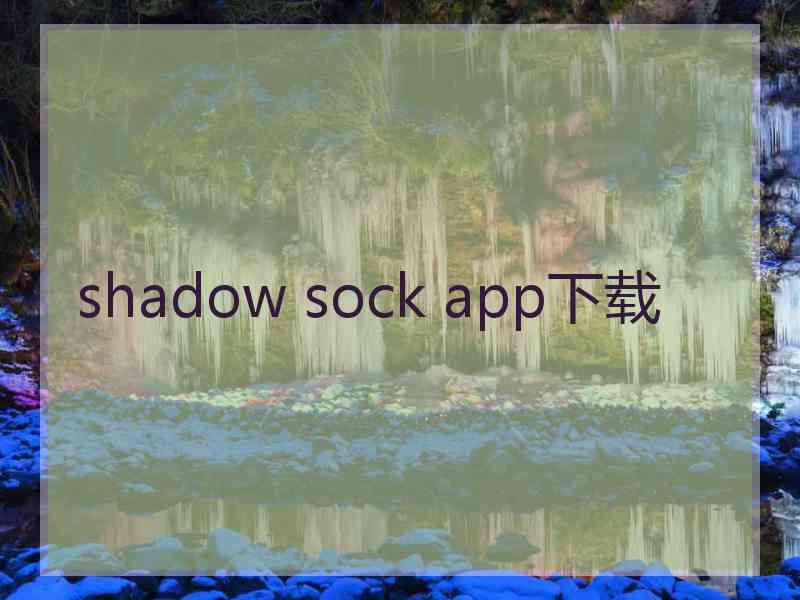 shadow sock app下载