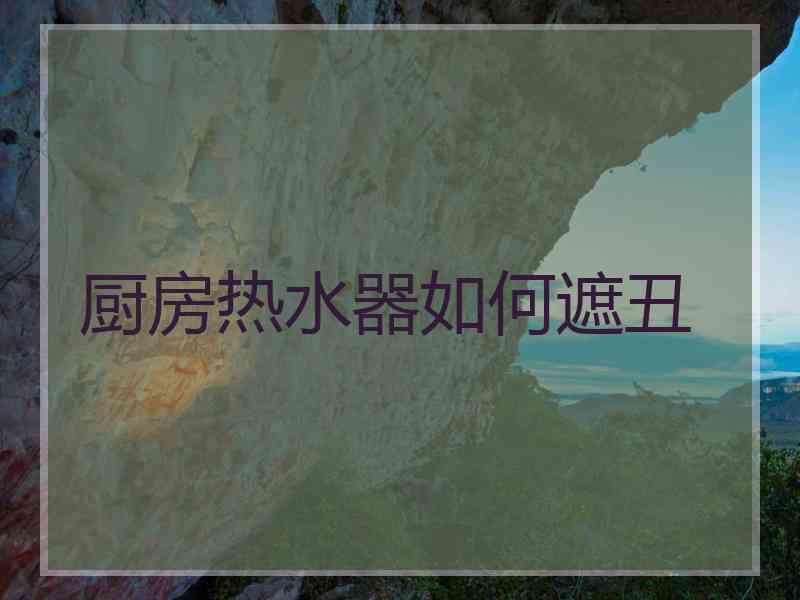 厨房热水器如何遮丑