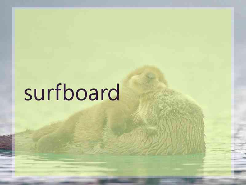 surfboard