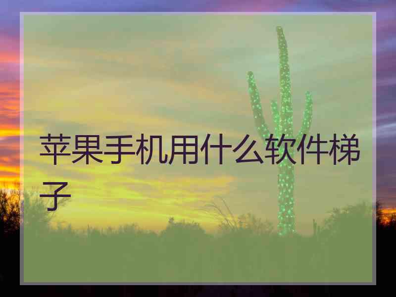 苹果手机用什么软件梯子