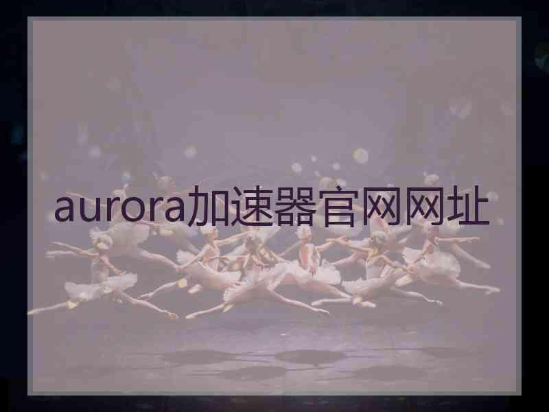 aurora加速器官网网址