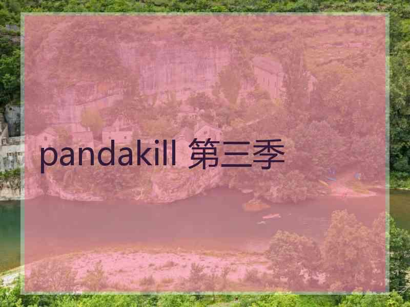 pandakill 第三季