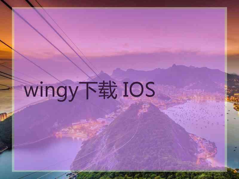 wingy下载 IOS