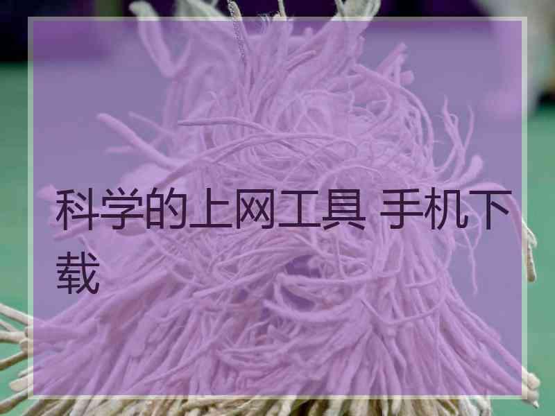 科学的上网工具 手机下载