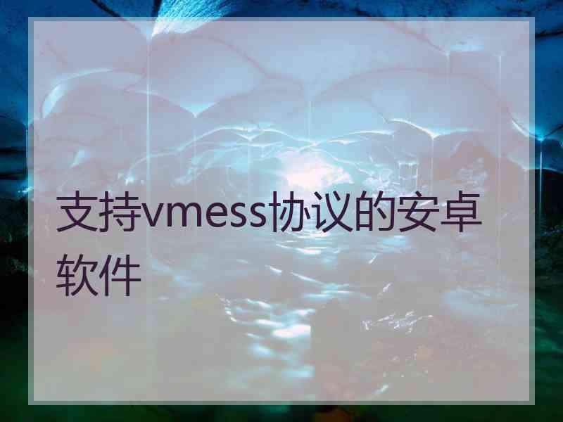 支持vmess协议的安卓软件