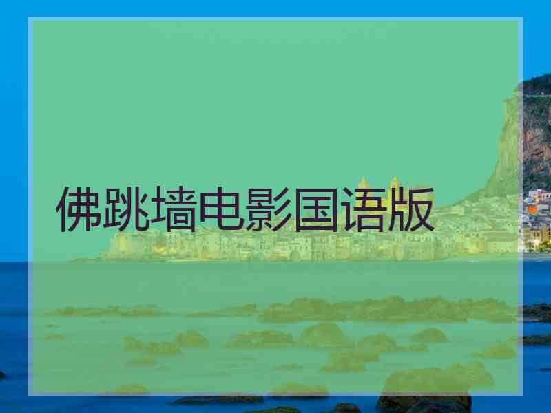 佛跳墙电影国语版