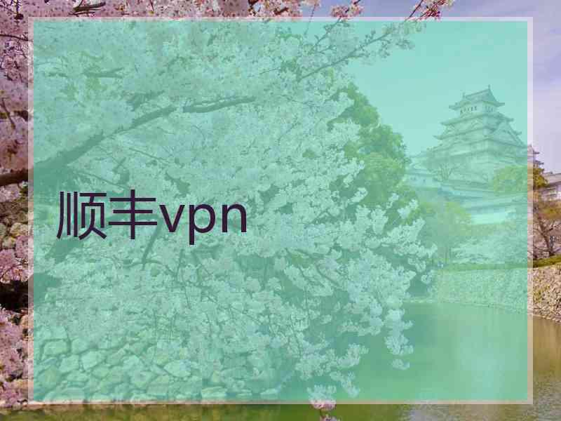 顺丰vpn