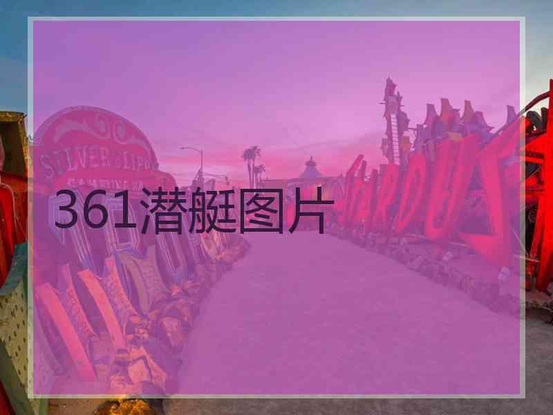 361潜艇图片