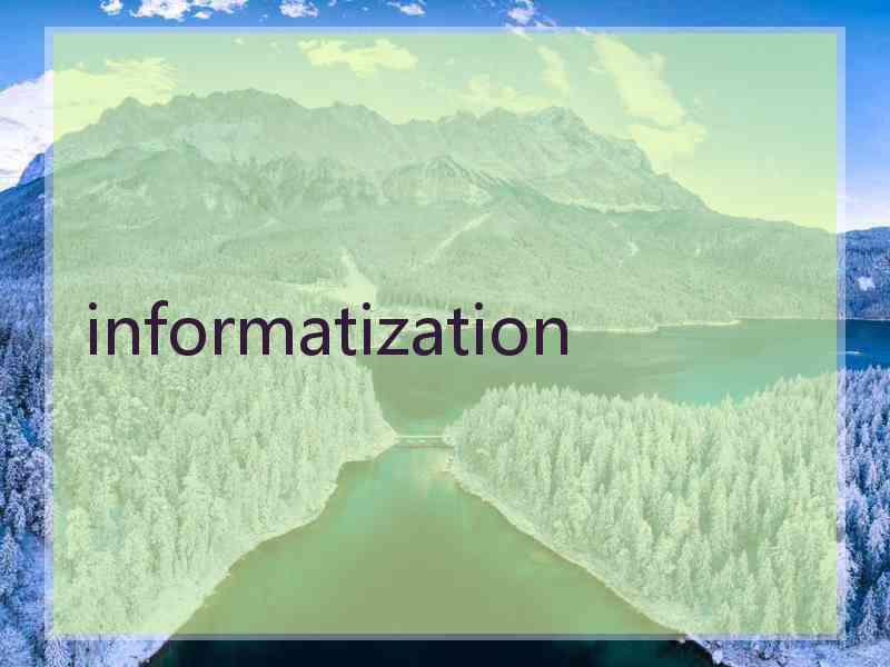 informatization