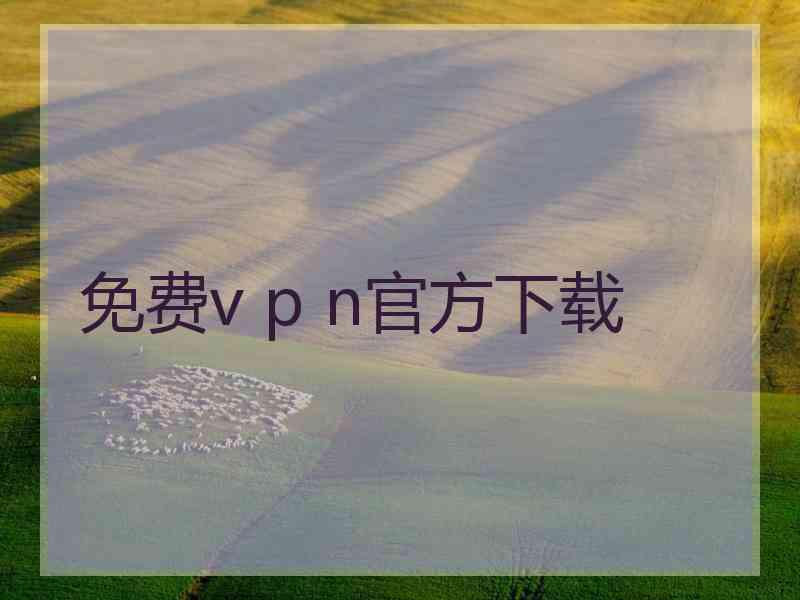 免费v p n官方下载