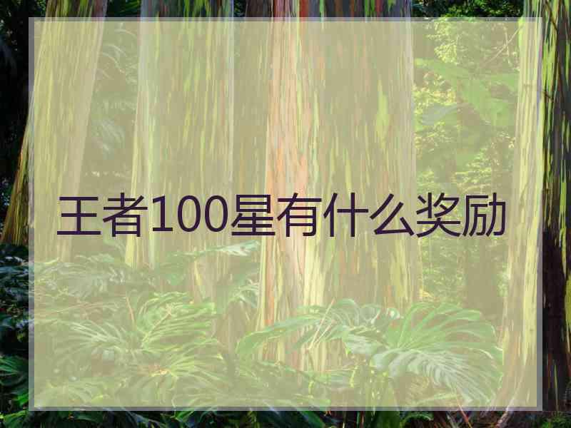 王者100星有什么奖励