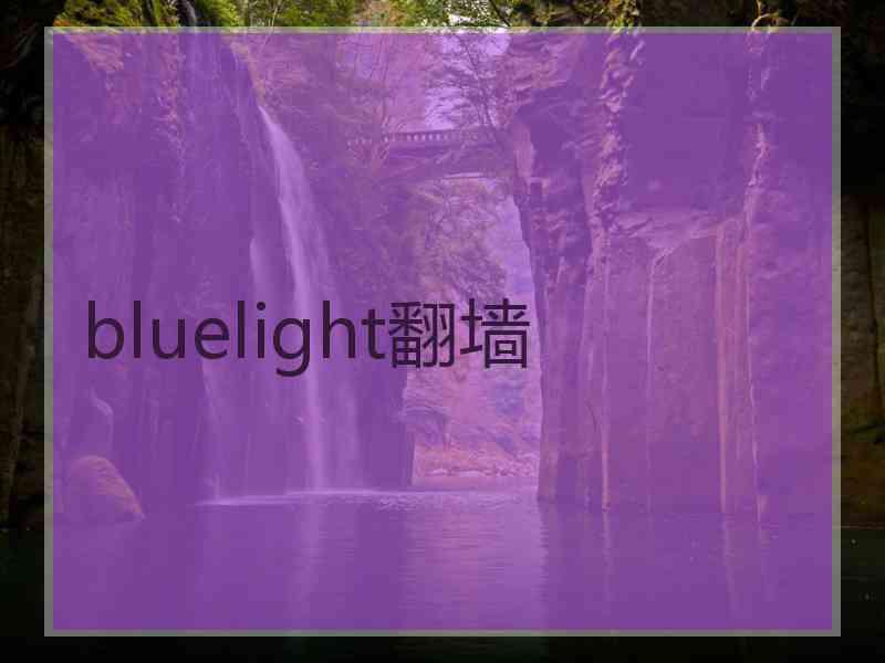 bluelight翻墙