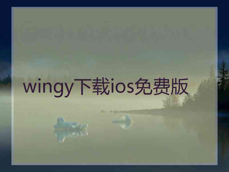 wingy下载ios免费版