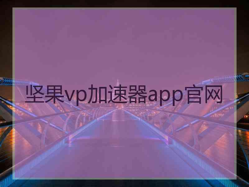坚果vp加速器app官网