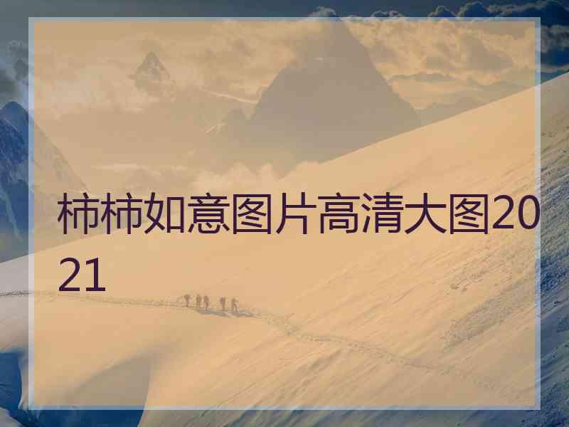 柿柿如意图片高清大图2021