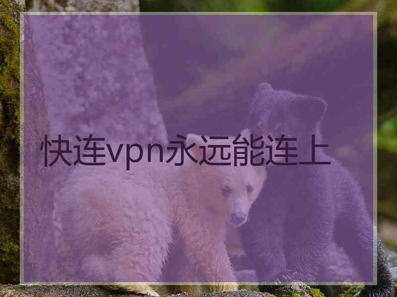 快连vpn永远能连上