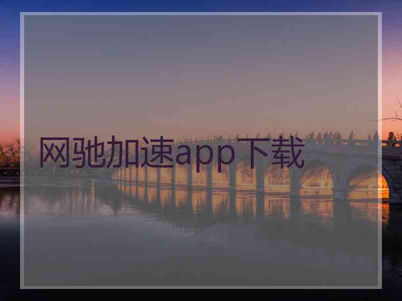 网驰加速app下载