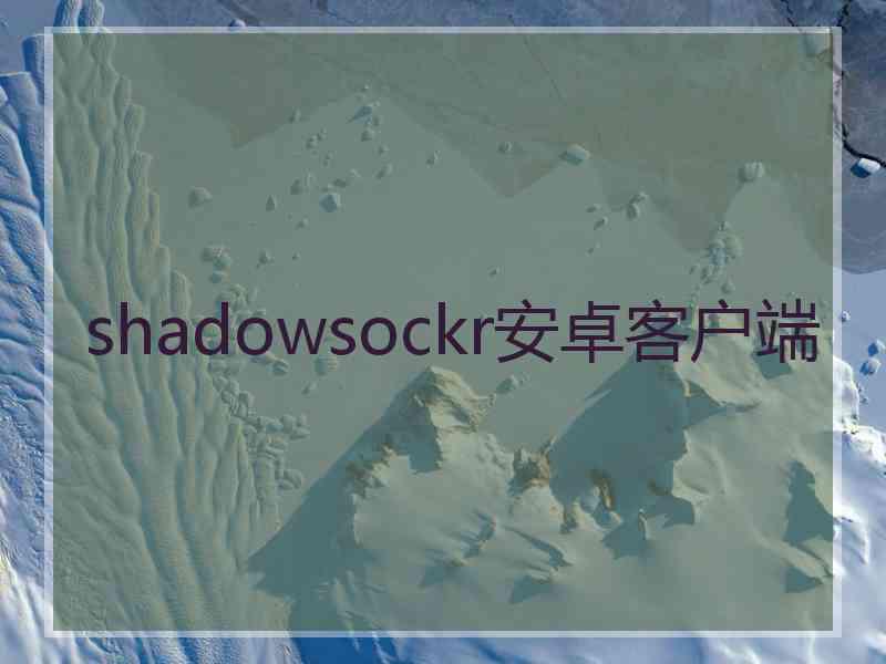 shadowsockr安卓客户端