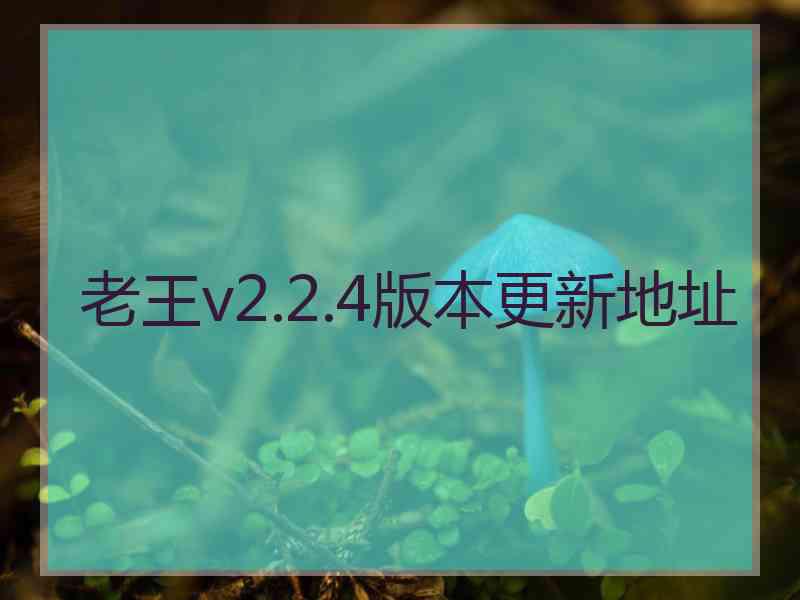 老王v2.2.4版本更新地址