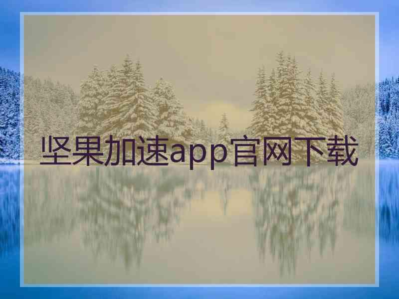 坚果加速app官网下载